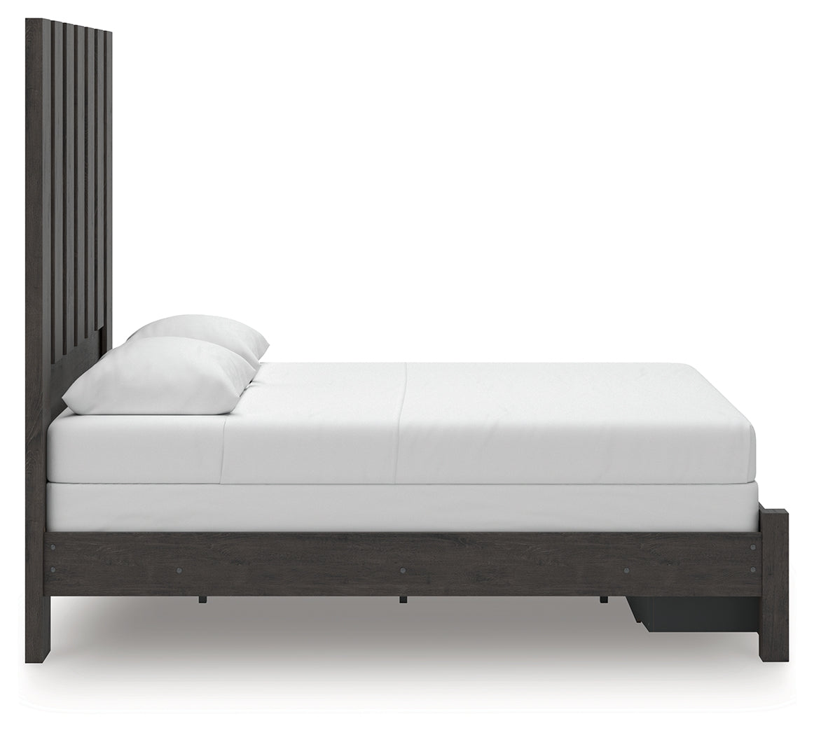 Fraluna Queen Panel Storage Bed, Dresser and Mirror