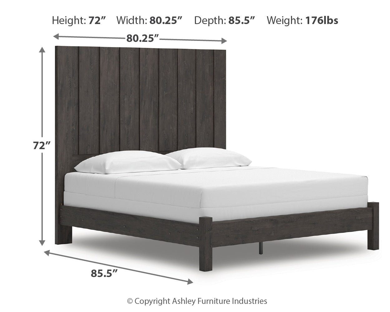 Fraluna King Panel Bed