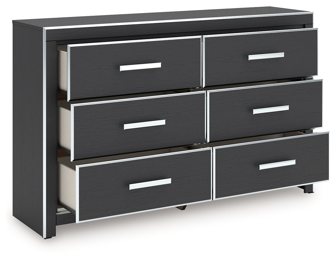 Zuraleus Queen Upholstered Bed, Dresser and Nightstand