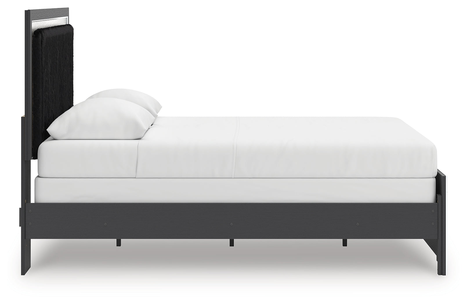 Zuraleus Queen Upholstered Panel Bed, Dresser and Mirror
