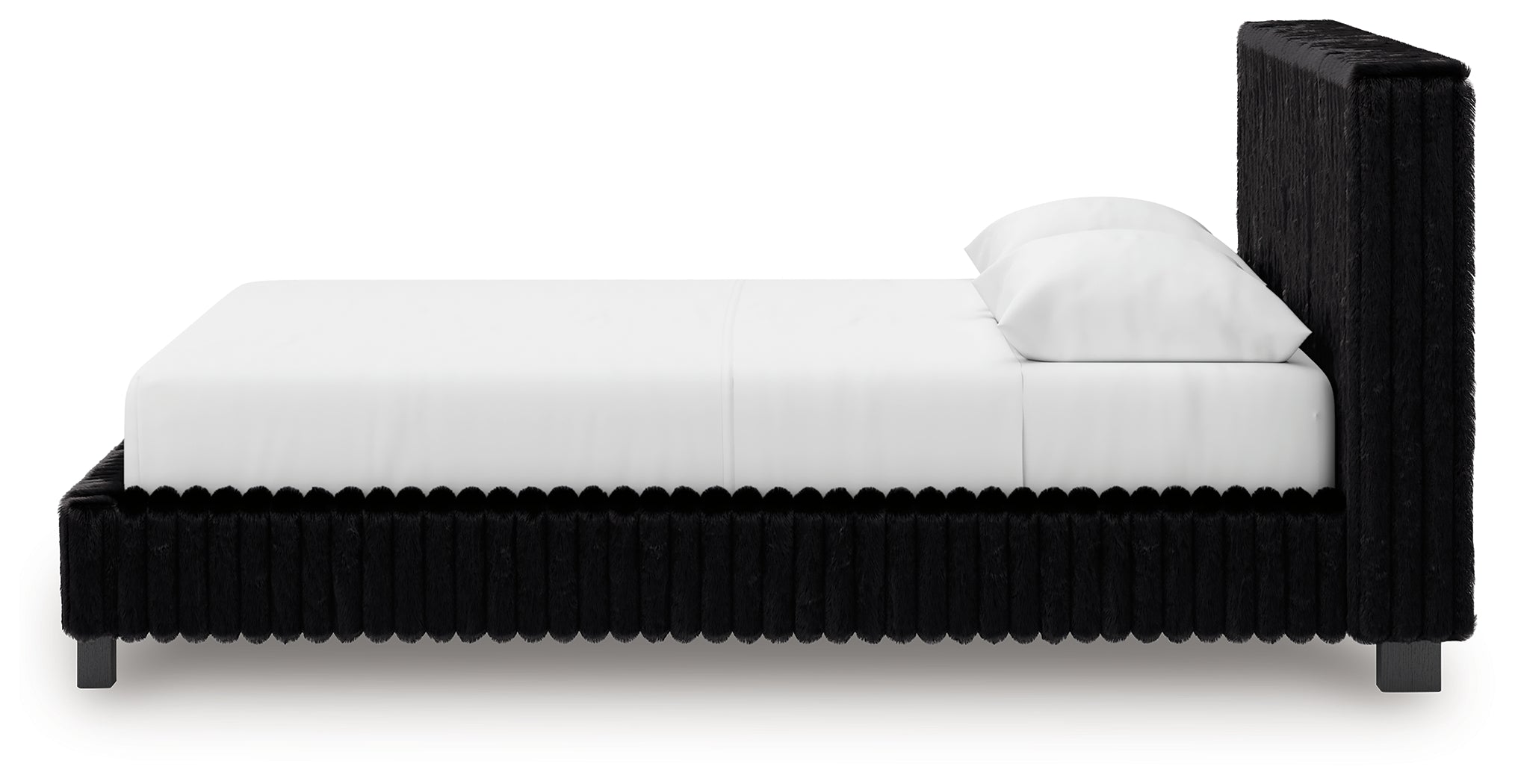 Zuraleus Queen Upholstered Bed, Dresser and Nightstand
