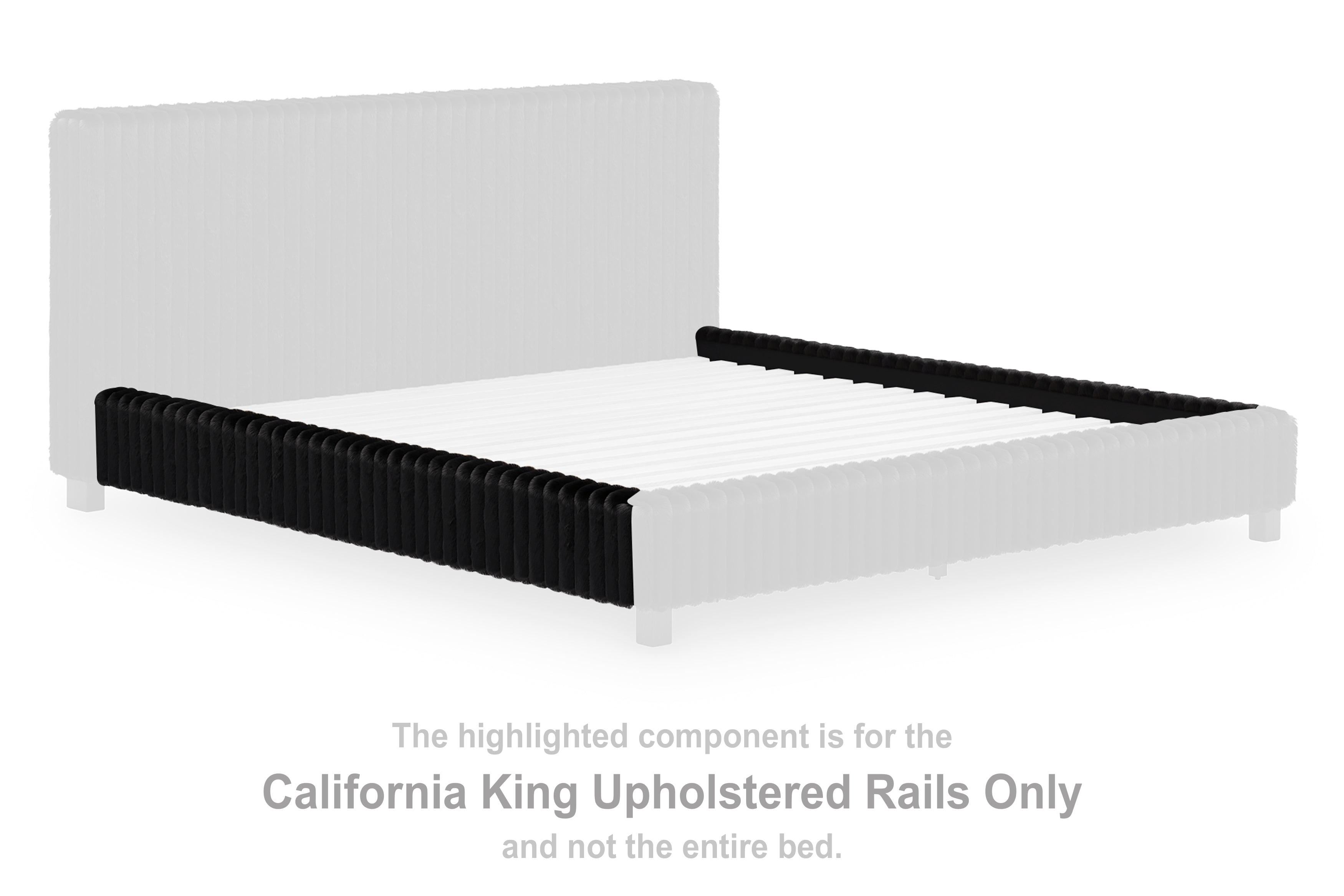 Zuraleus California King Upholstered Rails