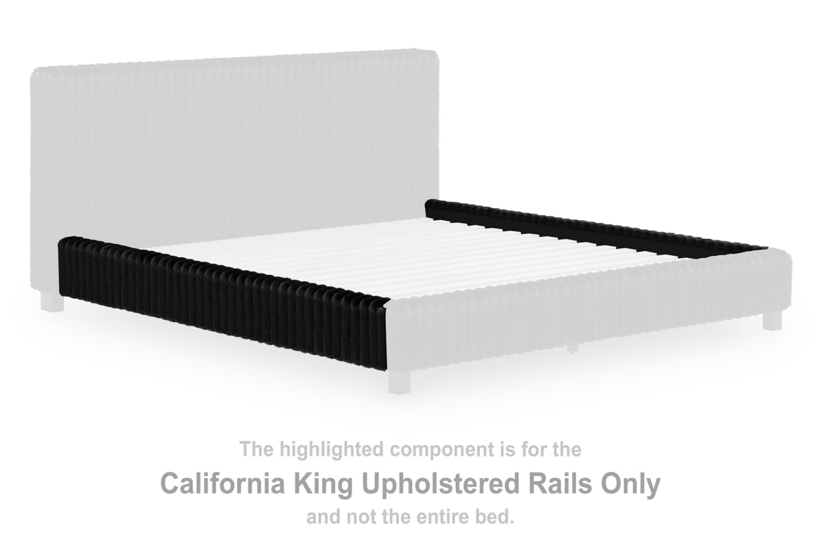 Zuraleus California King Upholstered Rails