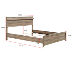 Tilston Natural King Panel Bed - MyWaynesHome #