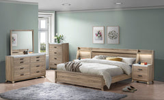 Tilston Natural King Panel Bed - MyWaynesHome #