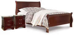 Alisdair Queen Sleigh Bed and 2 Nightstands
