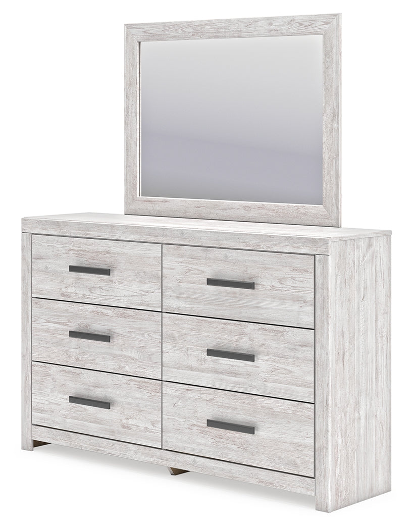 Cayboni Queen Panel Bed, Dresser and Mirror
