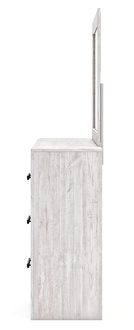 Cayboni Full Panel Bed, Dresser and Mirror