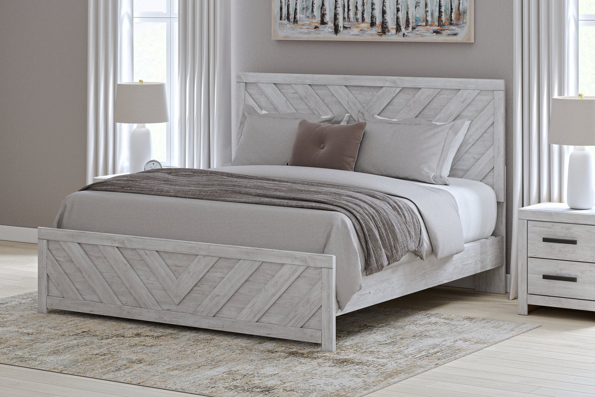 Cayboni King Panel Bed