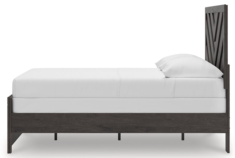 Prendonea Full Panel Bed, Dresser and Mirror