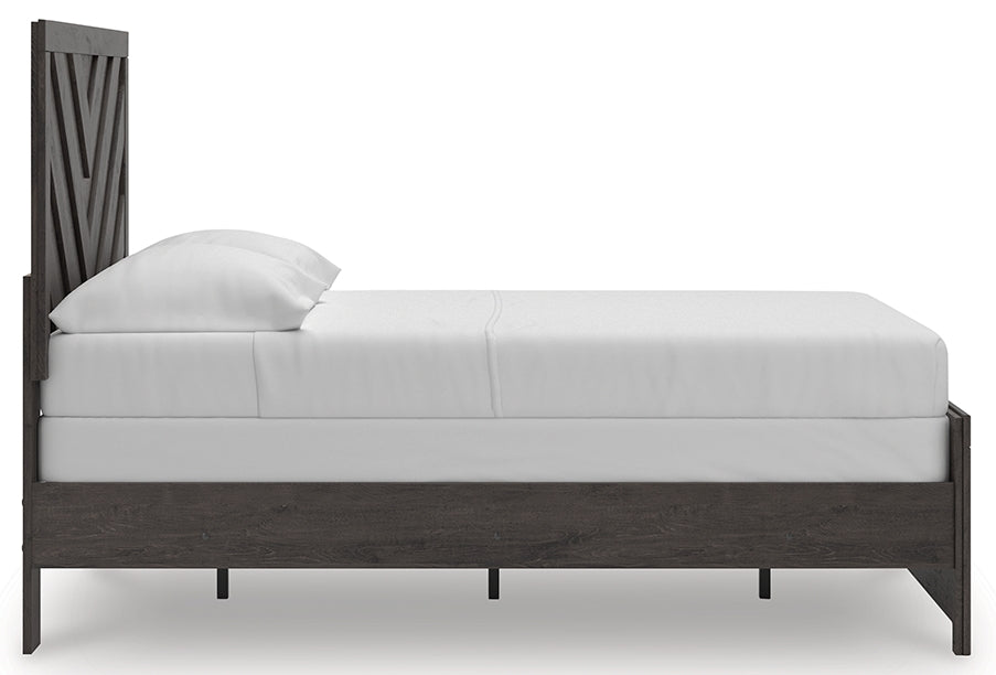 Prendonea Full Panel Bed, Dresser and Mirror