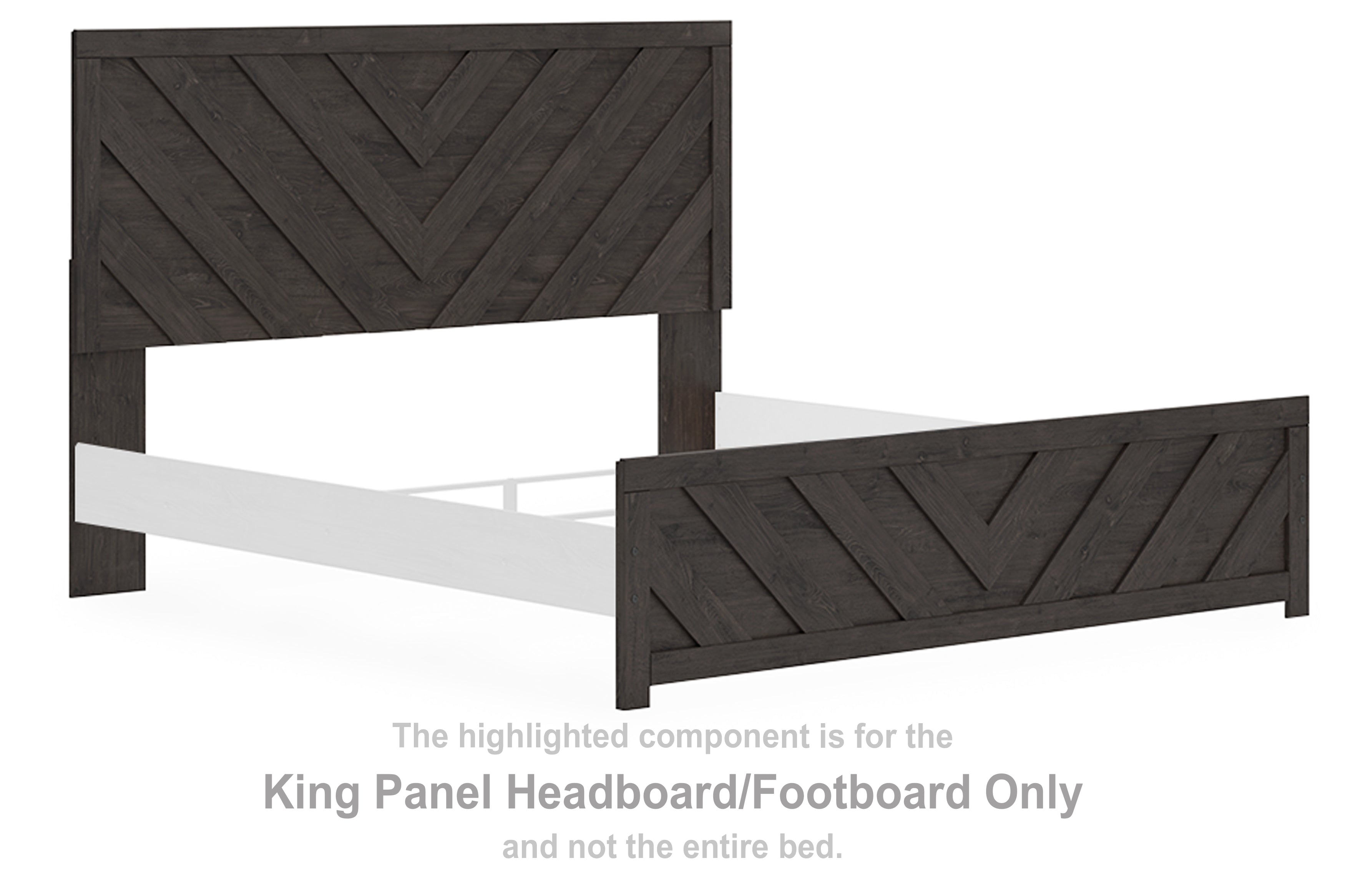 Prendonea King Panel Headboard/Footboard