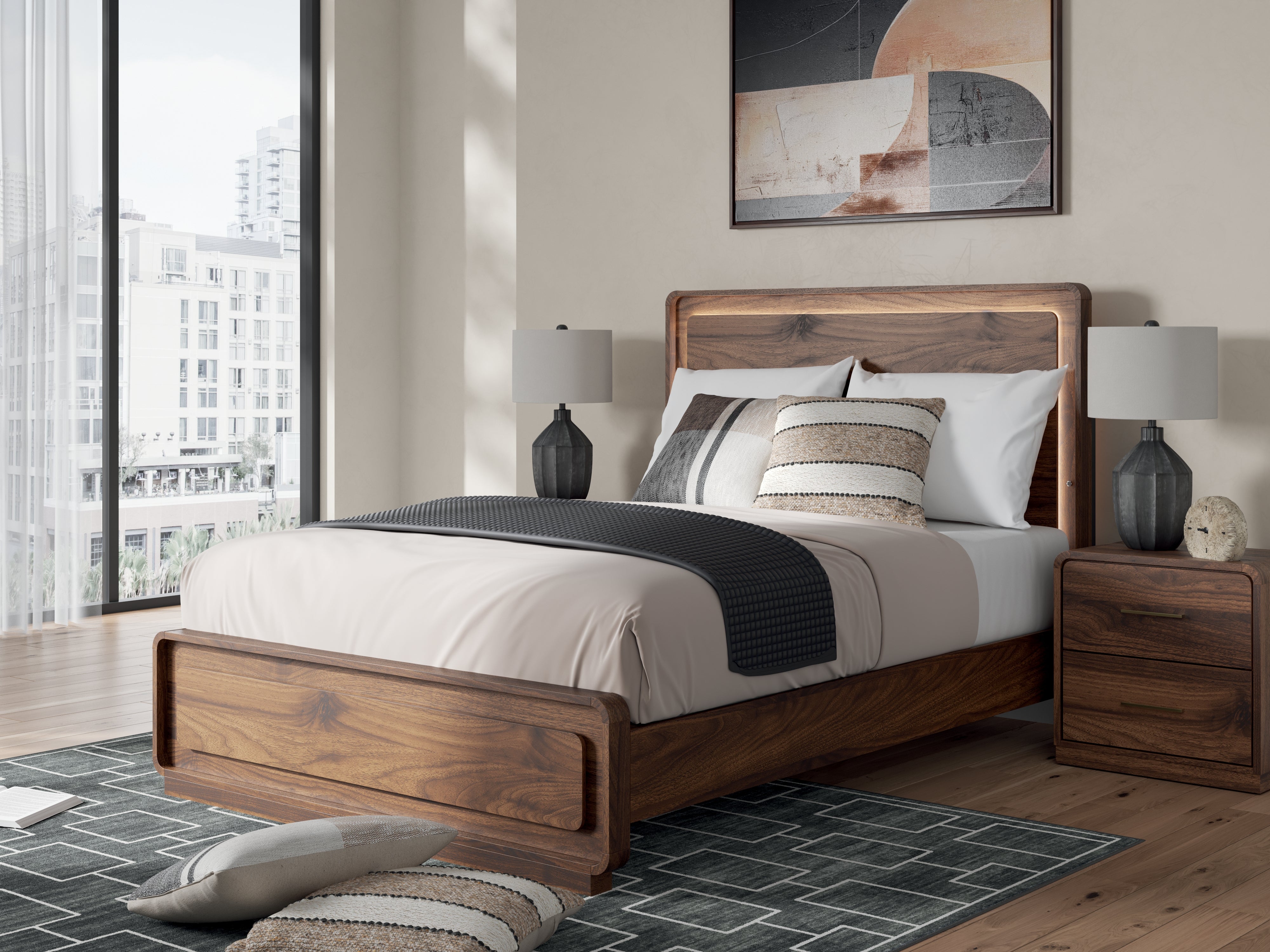Fortlorn Queen Panel Bed