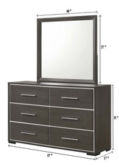 Sharpe Brown Mirror - MyWaynesHome #