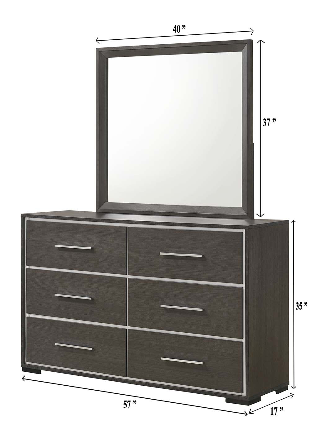 Sharpe Brown Upholstered Panel Bedroom Set - MyWaynesHome #