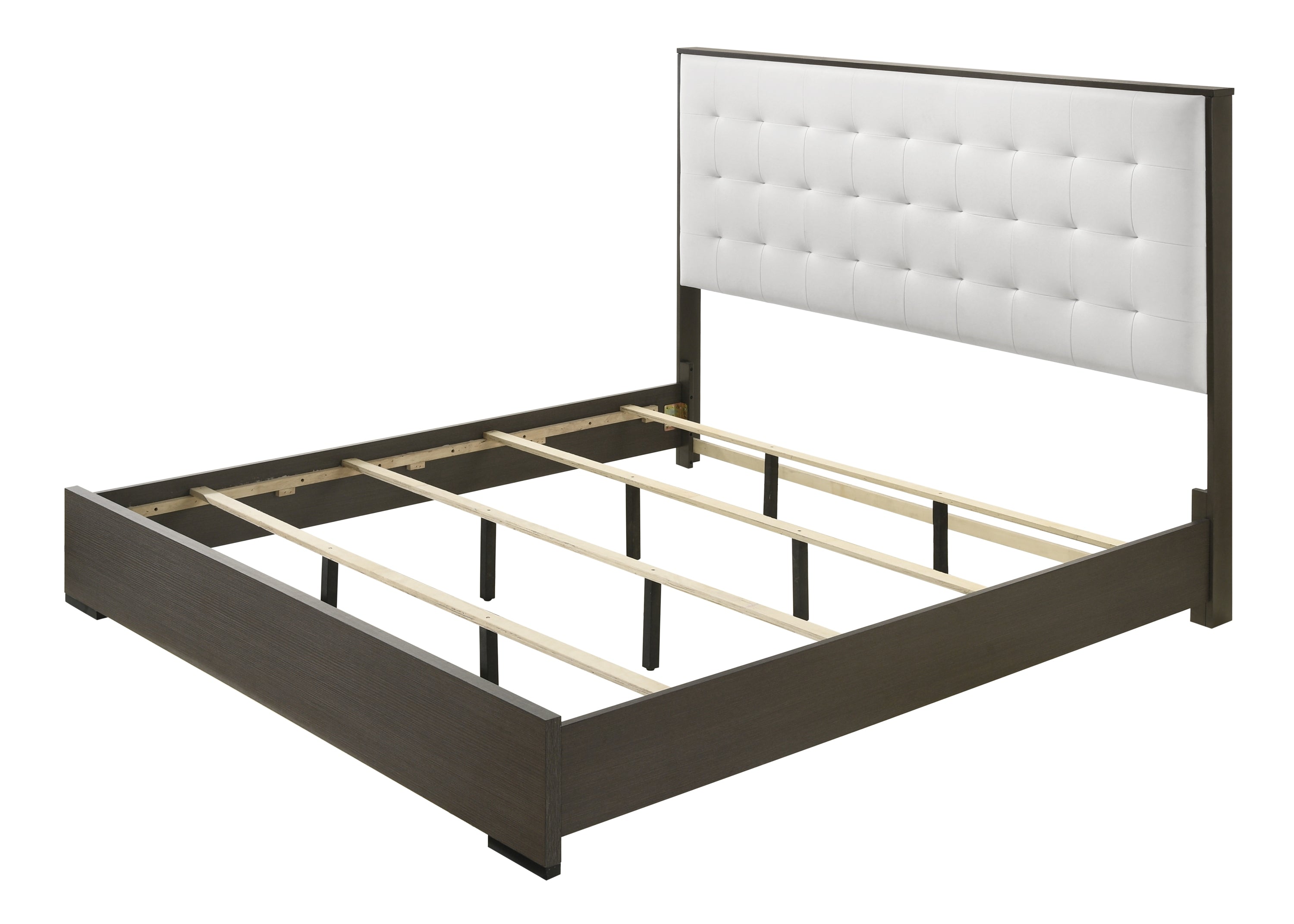 Sharpe Brown Upholstered Panel Bedroom Set - MyWaynesHome #