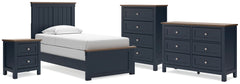 Landocken Twin Panel Bed, Dresser, Chest and Nightstand