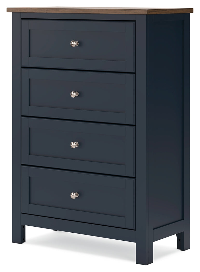 Landocken Twin Panel Bed, Chest and Nightstand