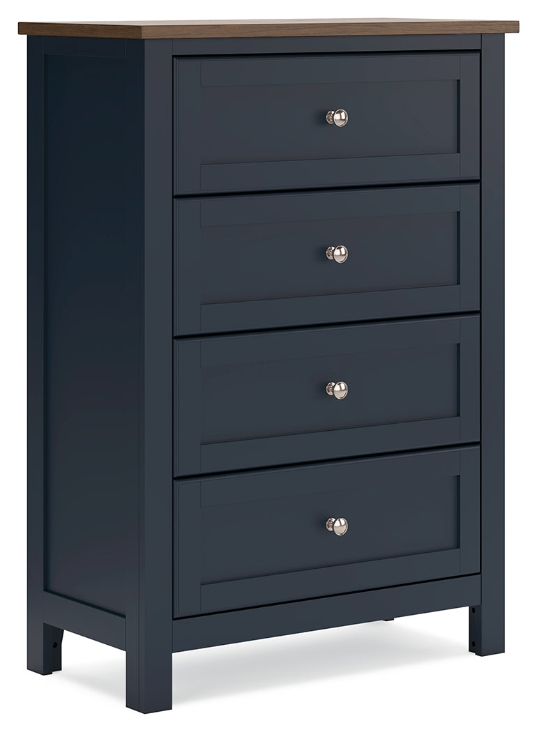 Landocken Twin Panel Bed, Dresser, Chest and Nightstand