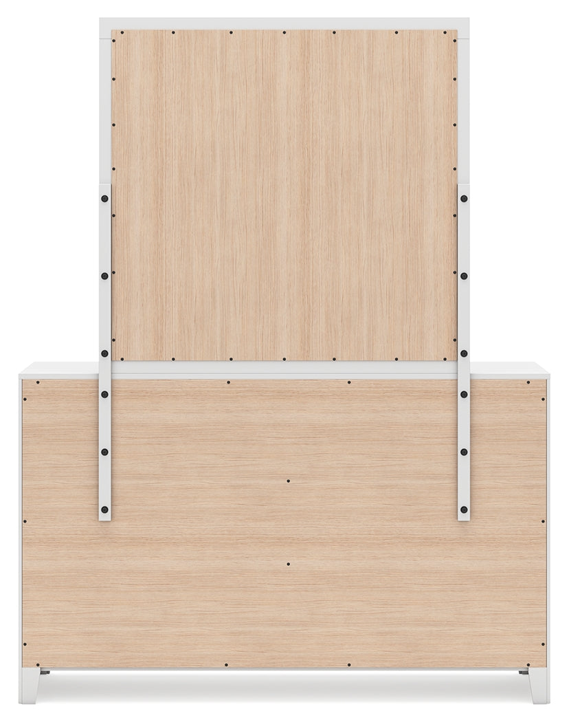 Binterglen King Panel Bed, Dresser, Mirror and Nightstand