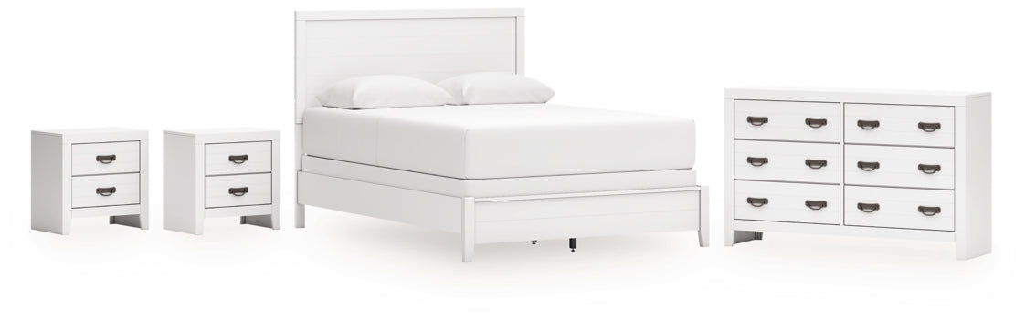 Binterglen Queen Panel Bed, Dresser and 2 Nightstands