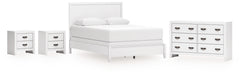 Binterglen Queen Panel Bed, Dresser and 2 Nightstands