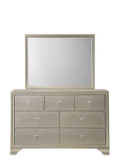 Lyssa Champagne Bedroom Mirror (Mirror Only) - MyWaynesHome #