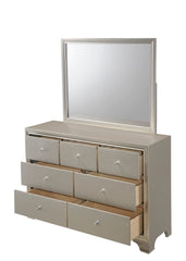Lyssa Champagne Bedroom Mirror (Mirror Only) - MyWaynesHome #