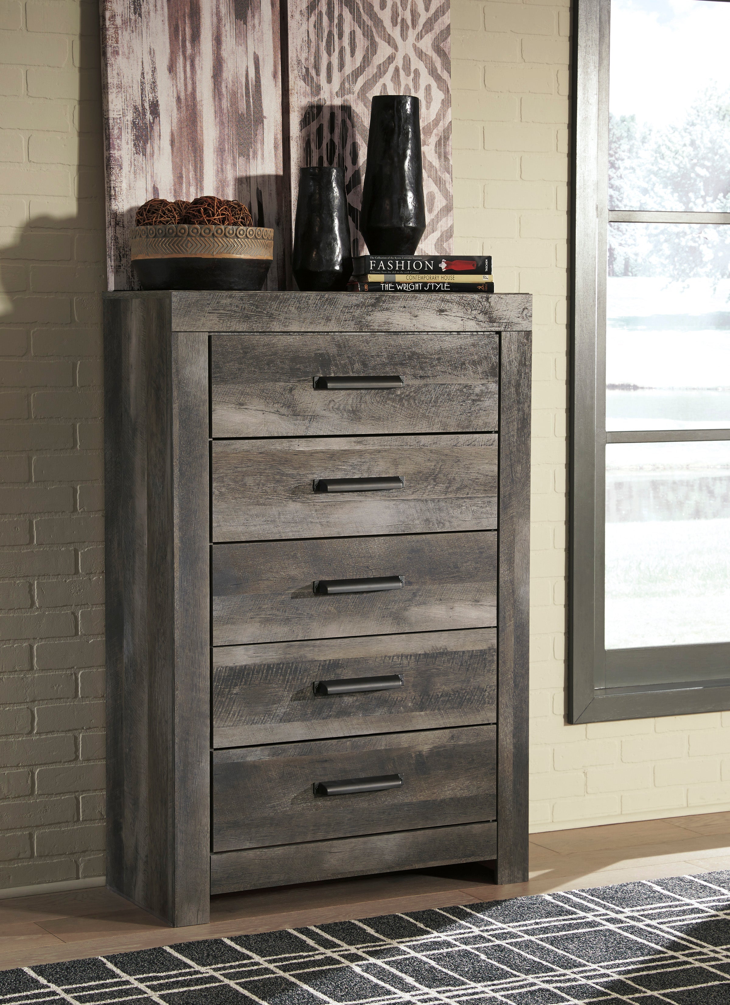 Wynnlow Gray Crossbuck Panel Bedroom Set - MyWaynesHome #