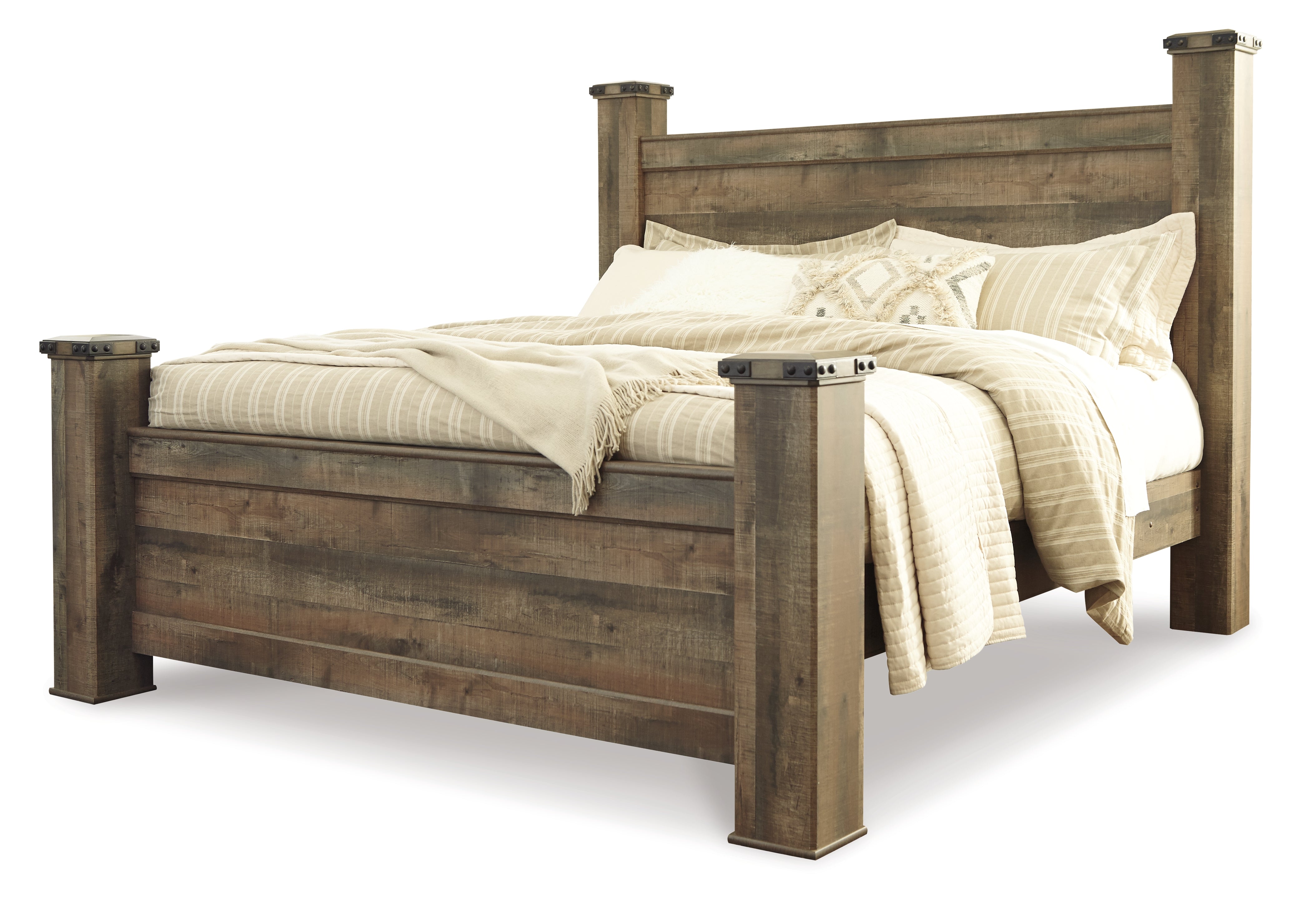 Trinell King Poster Bed - MyWaynesHome #