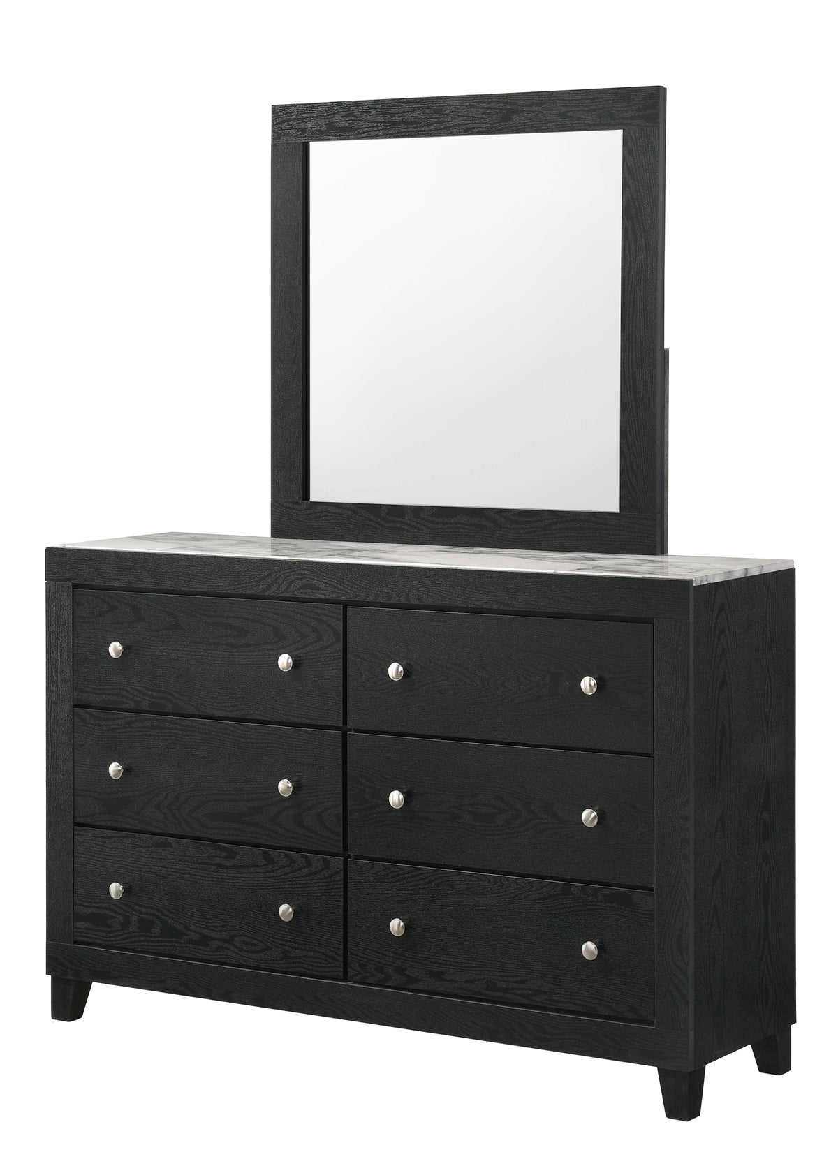 Cadence Black Bedroom Mirror (Mirror Only) - MyWaynesHome #