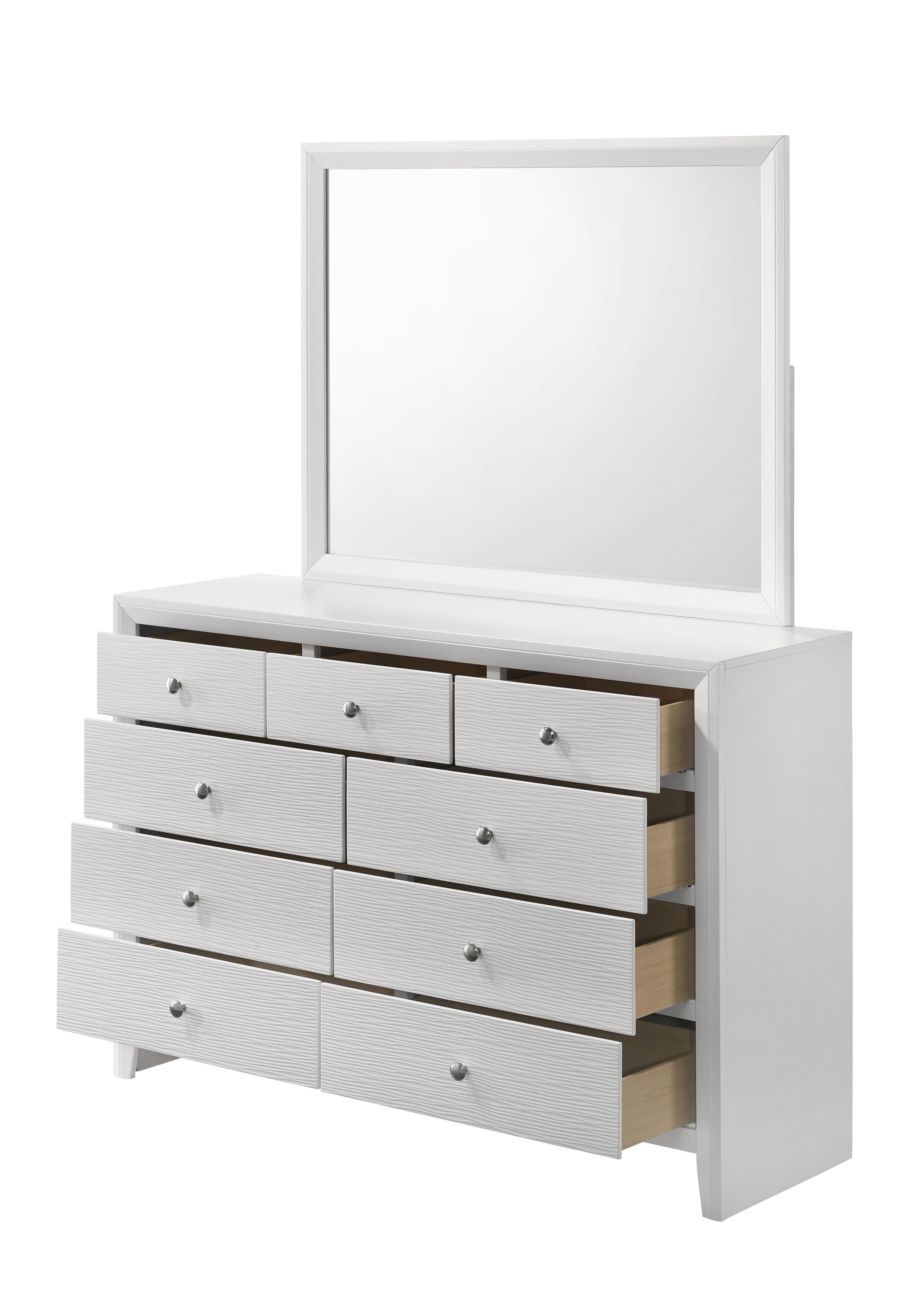 Denker White Panel Bedroom Set - MyWaynesHome #