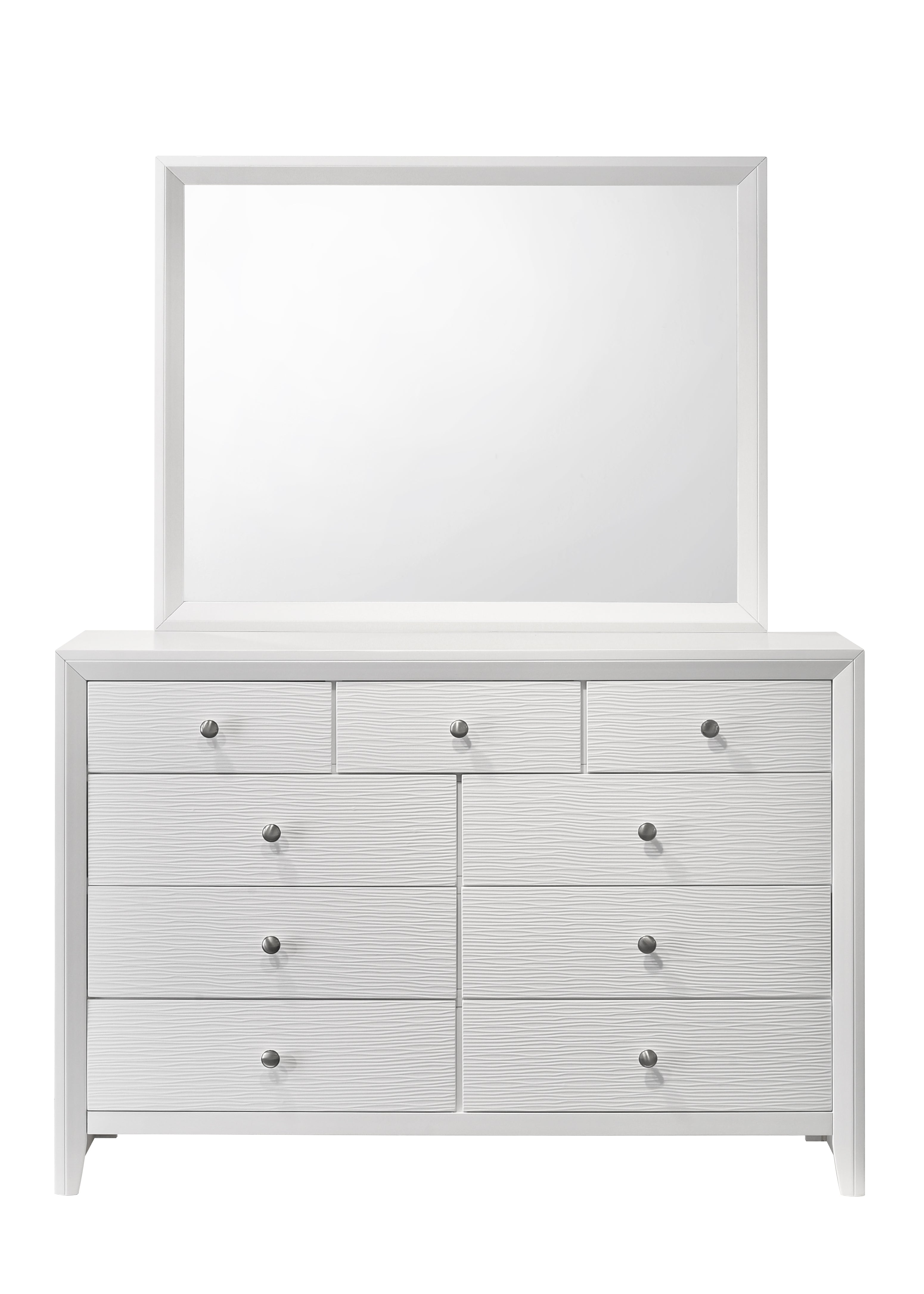 Denker White Panel Bedroom Set - MyWaynesHome #