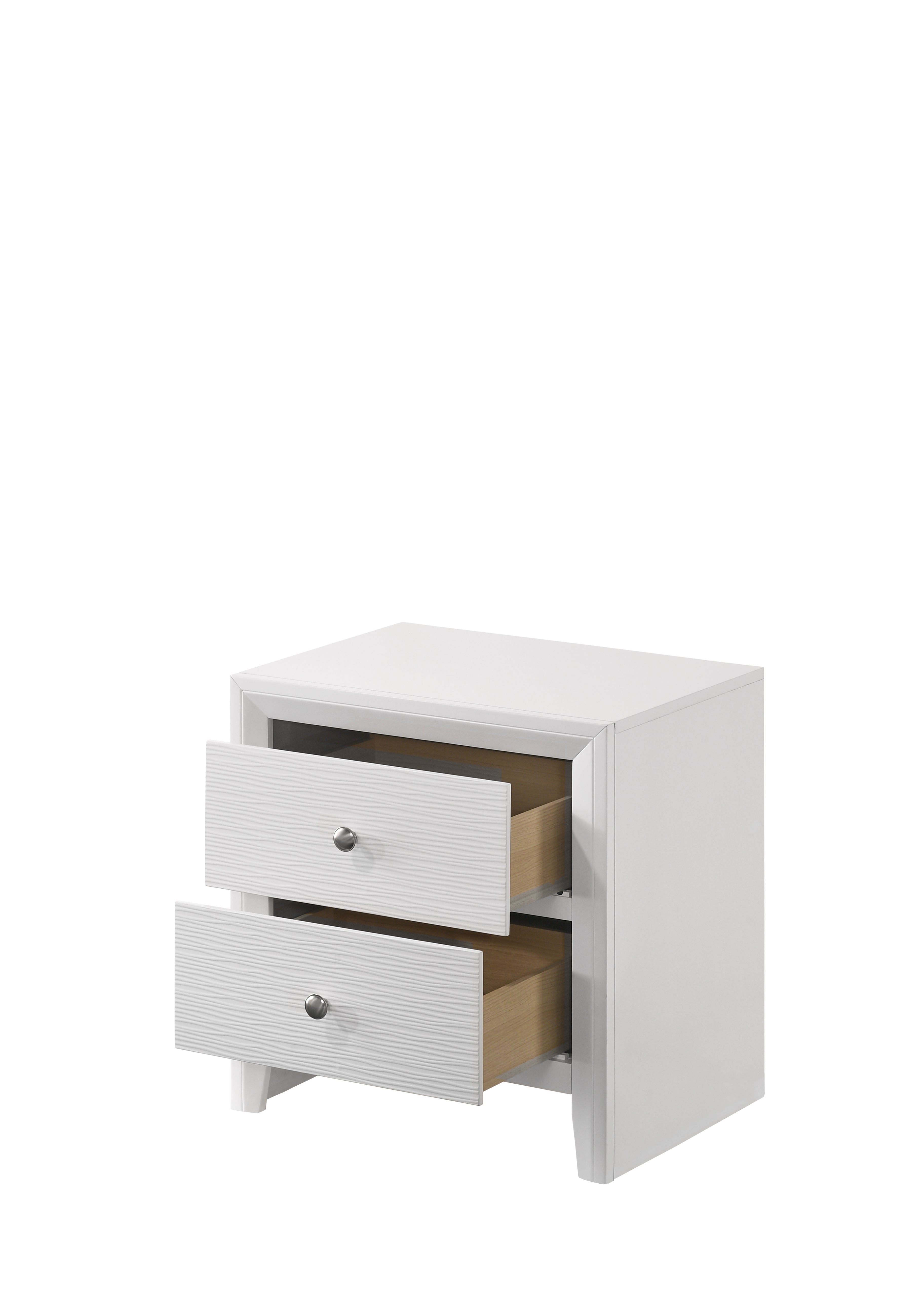 Denker White Panel Bedroom Set - MyWaynesHome #