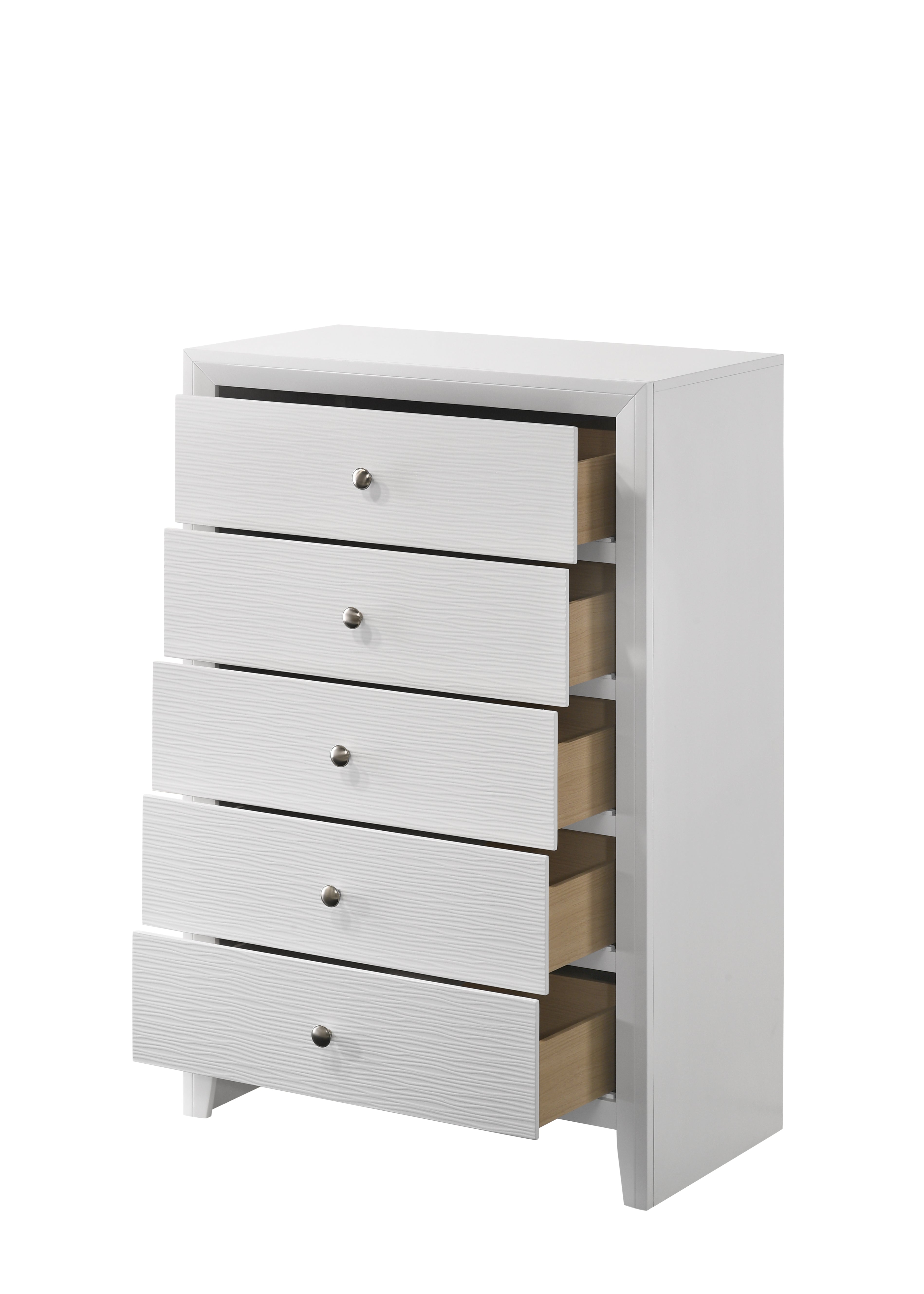 Denker White Panel Bedroom Set - MyWaynesHome #
