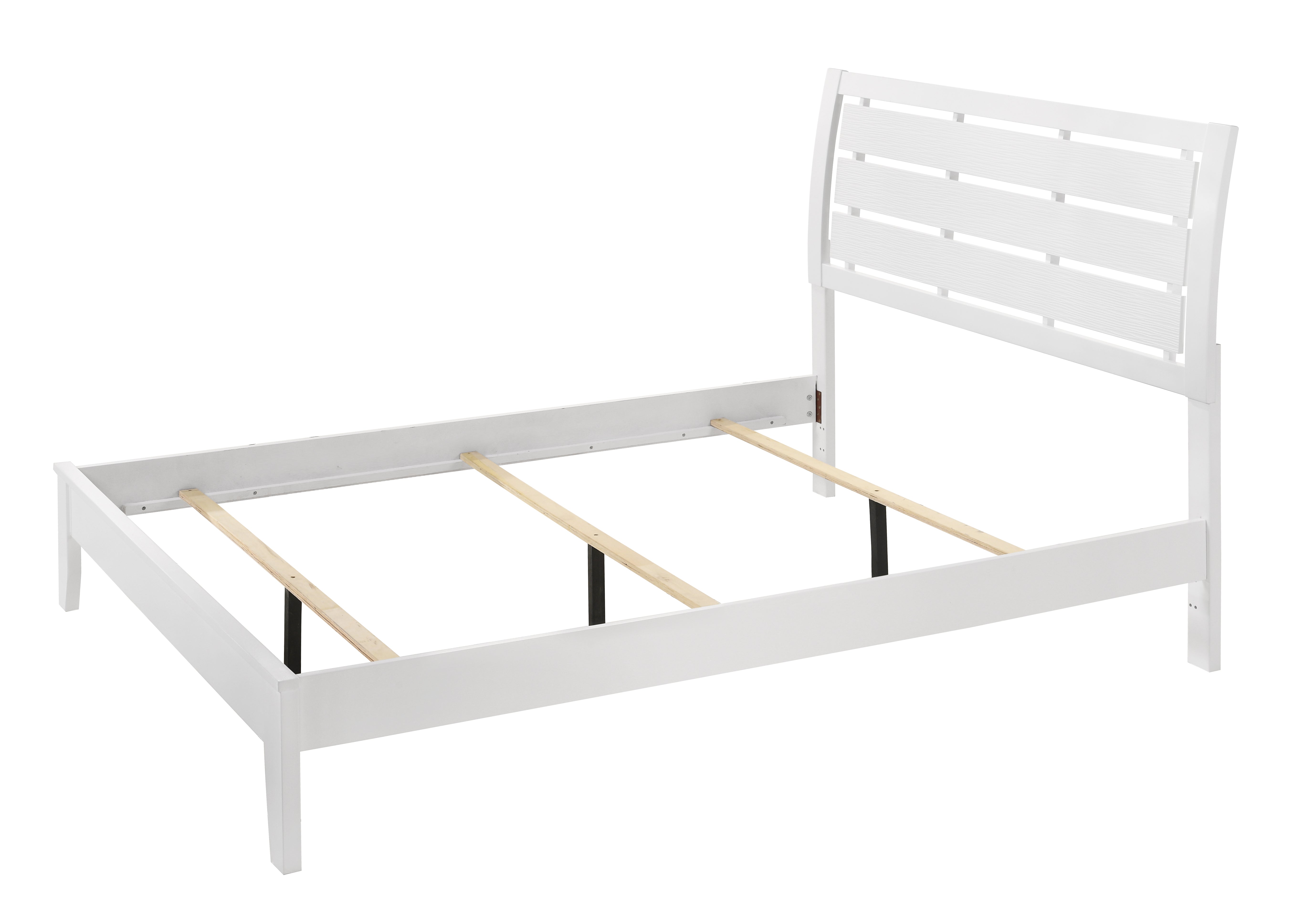 Evan White Queen Panel Bed - MyWaynesHome #