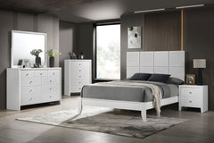 Denker White Panel Bedroom Set - MyWaynesHome #
