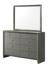 Denker Gunmetal Dresser Mirror - MyWaynesHome #