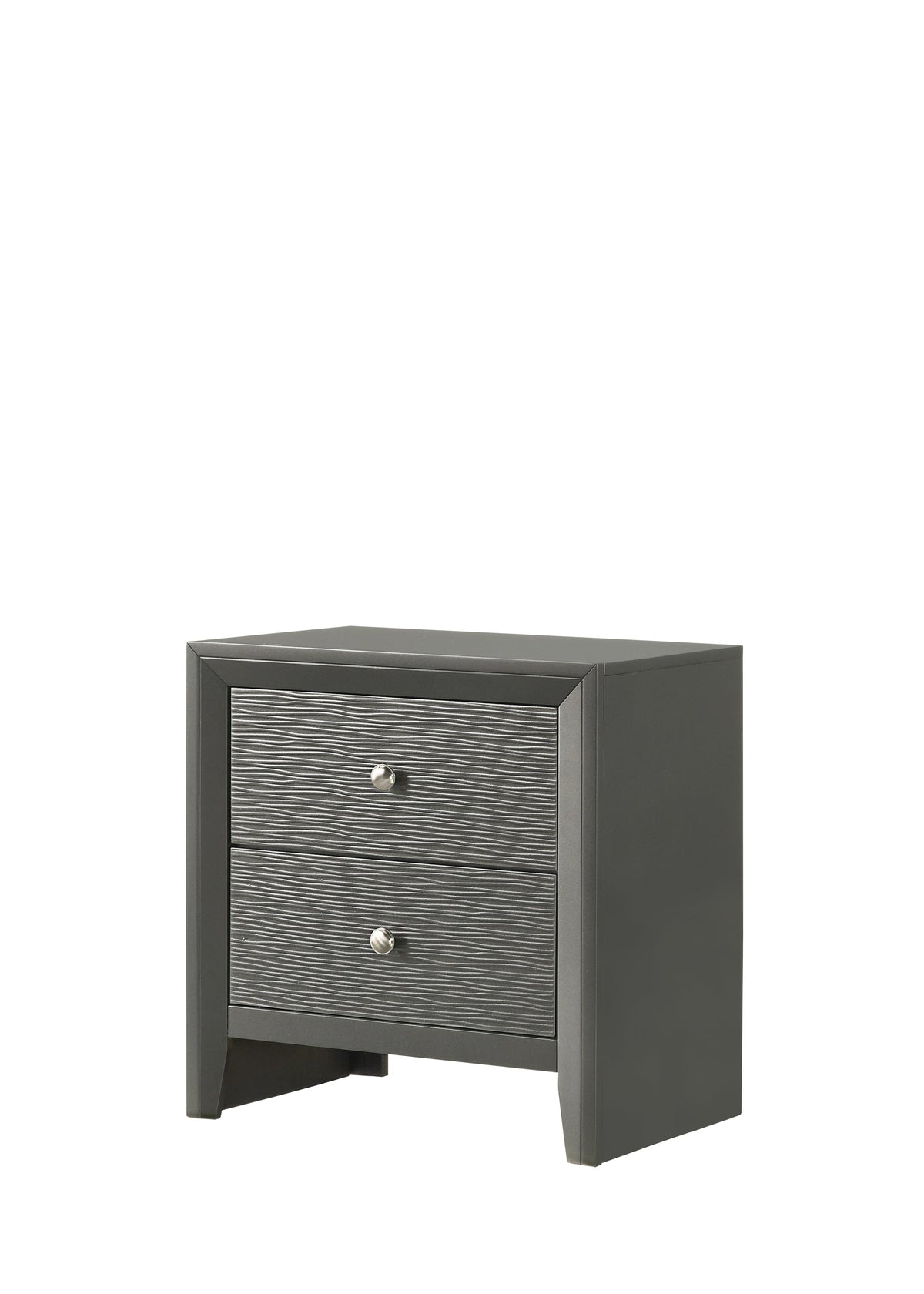 Denker Gunmetal Nightstand - MyWaynesHome #