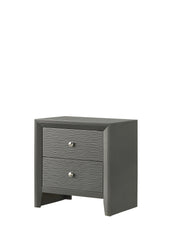 Denker Gunmetal Nightstand - MyWaynesHome #