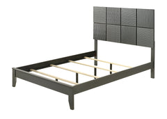 Denker Gunmetal Queen Panel Bed - MyWaynesHome #