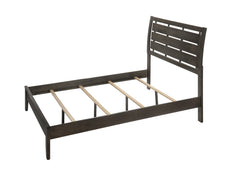 Evan Gray Full Panel Bed - MyWaynesHome #