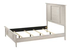 Sarter White Queen Panel Bed - MyWaynesHome #