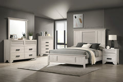 Sarter White Queen Panel Bed - MyWaynesHome #