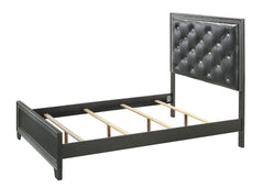 Kaia Gray King Panel Bed - MyWaynesHome #