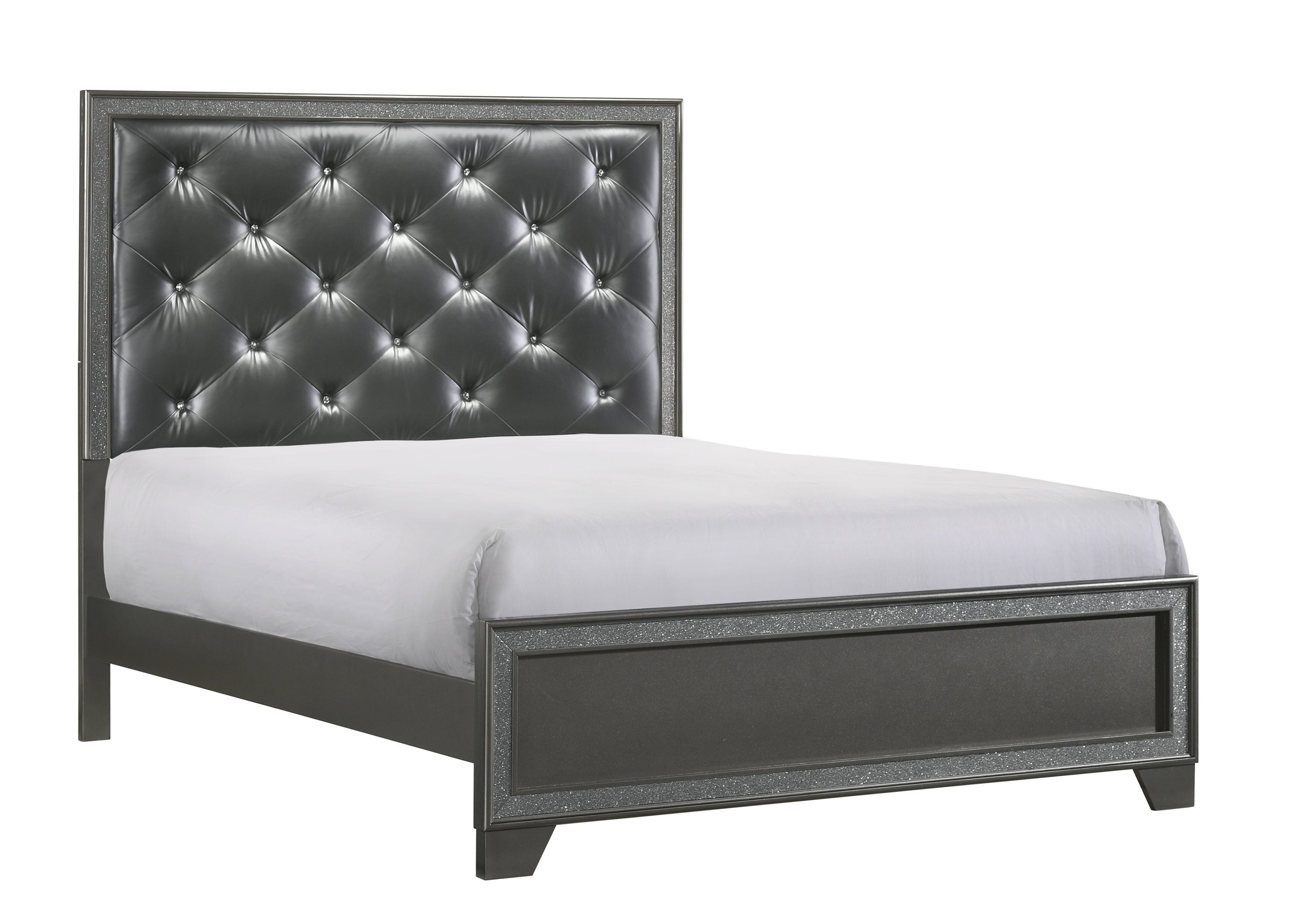 Kaia Gray King Panel Bed - MyWaynesHome #