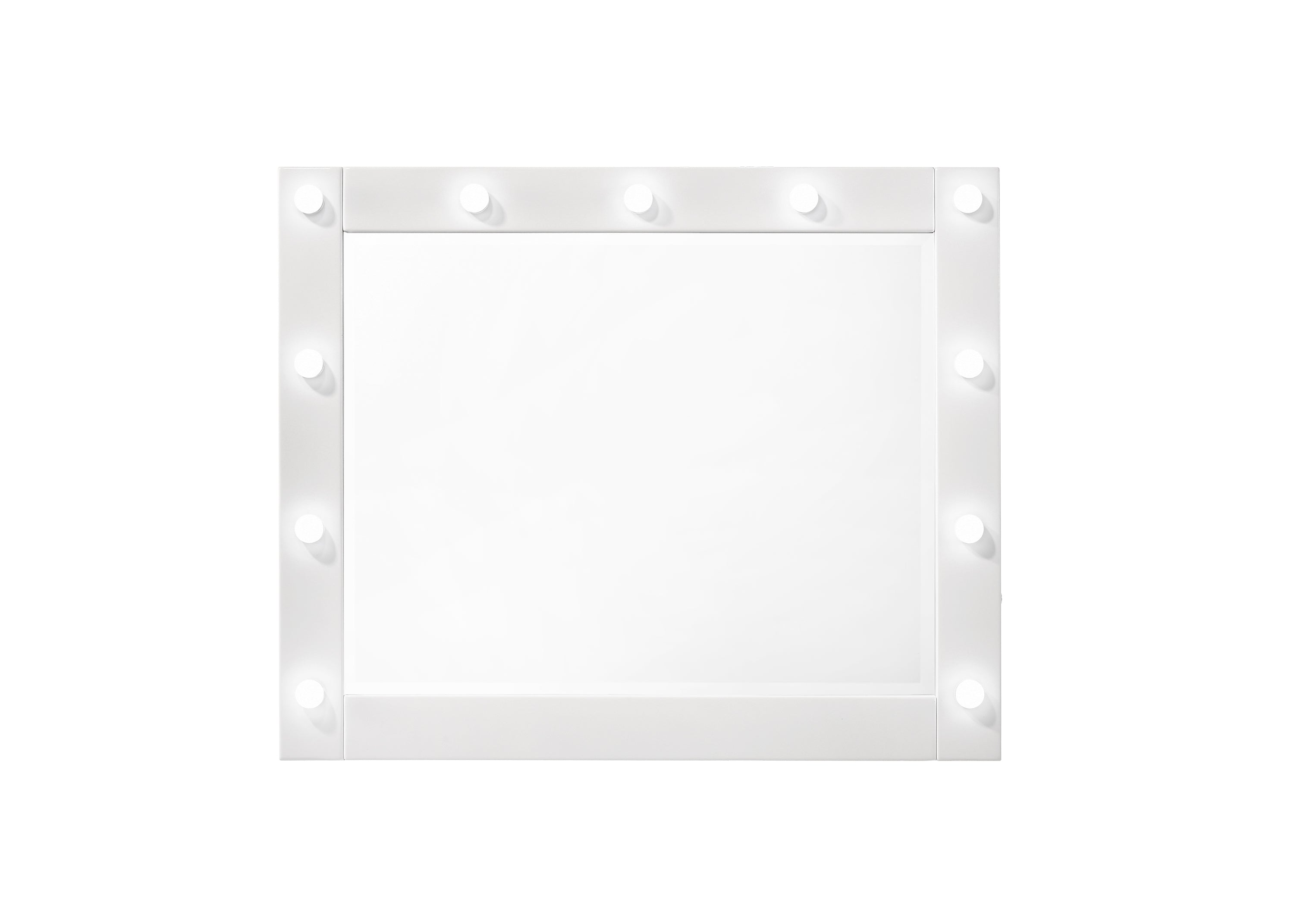 Avery White Makeup Vanity Set with Lighted Mirror - MyWaynesHome #