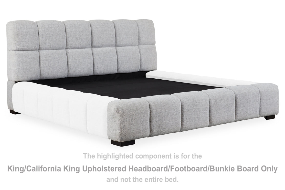 Grendusk King/California King Upholstered Headboard/Footboard/Bunkie Board