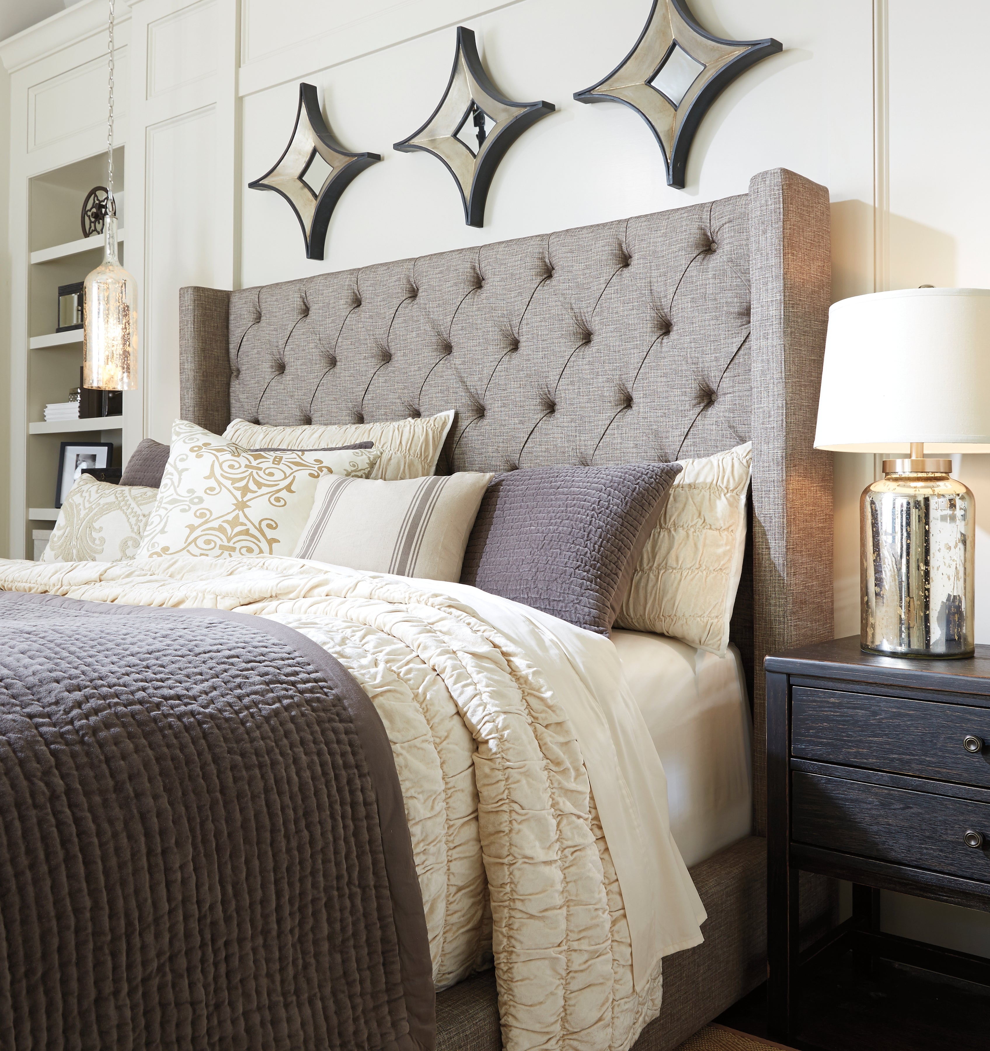 Sorinella Queen Upholstered Headboard - MyWaynesHome #