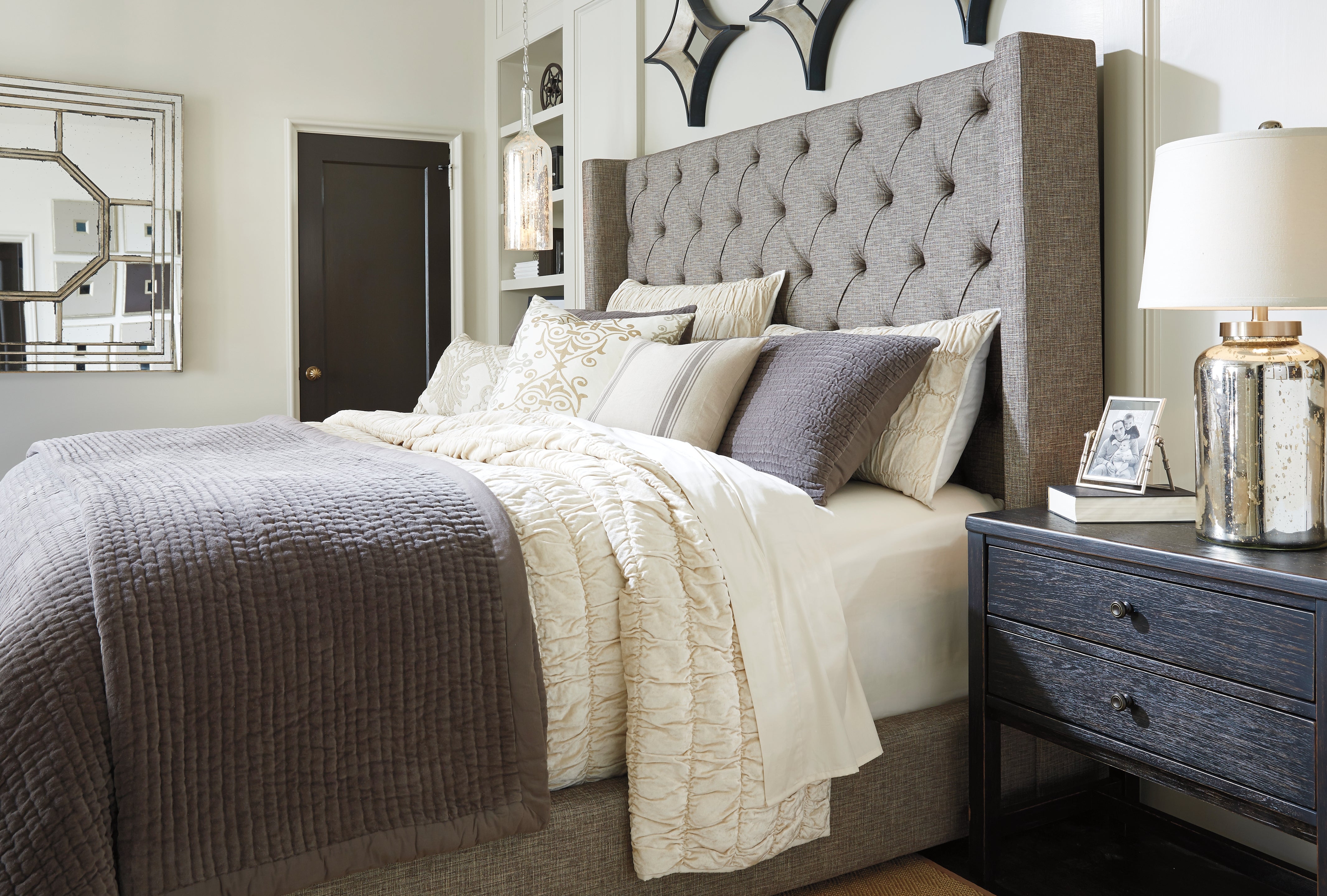 Sorinella Queen Upholstered Headboard - MyWaynesHome #